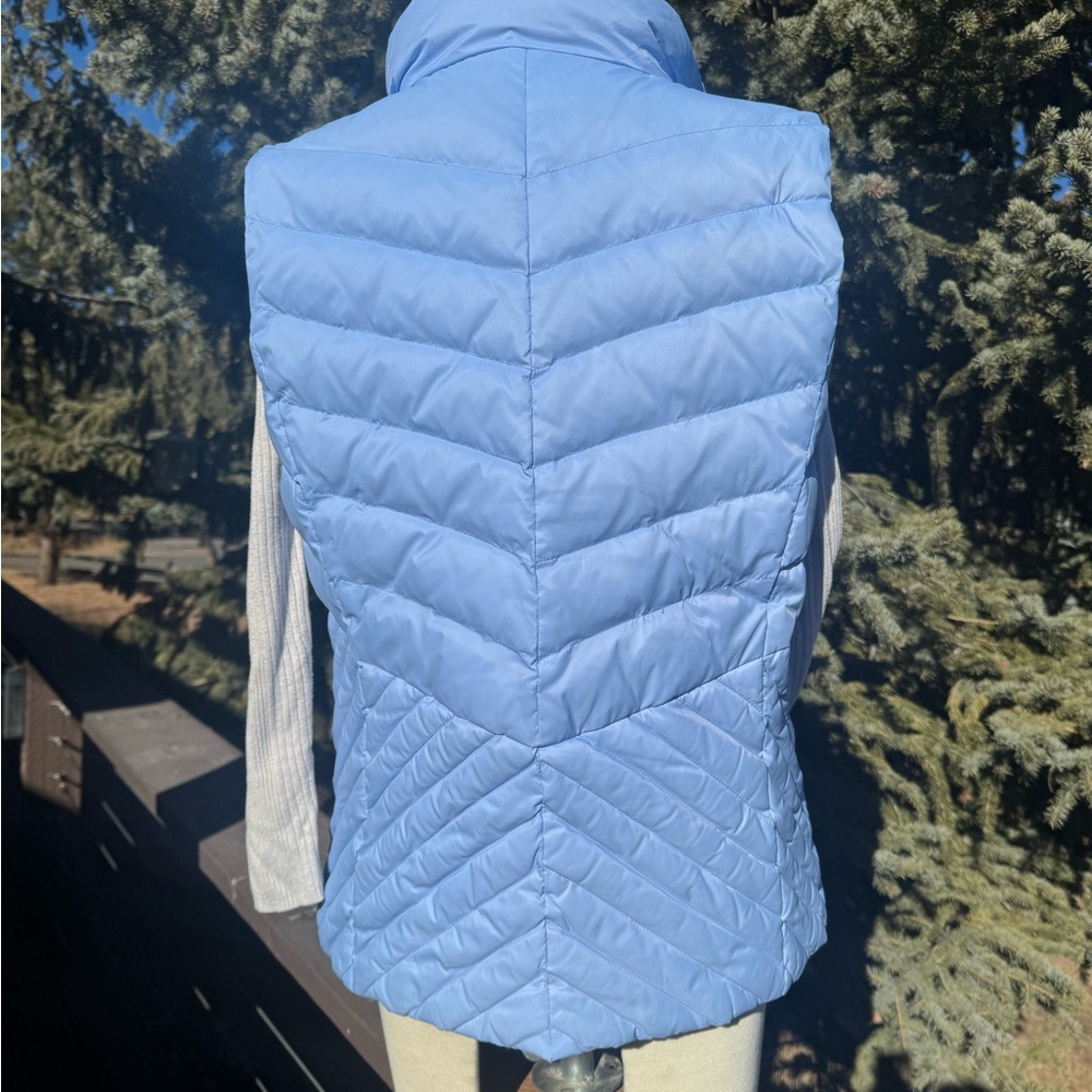 Talbots Sky Blue Quilted Vest NWOT‼️ - Picture 3 of 8